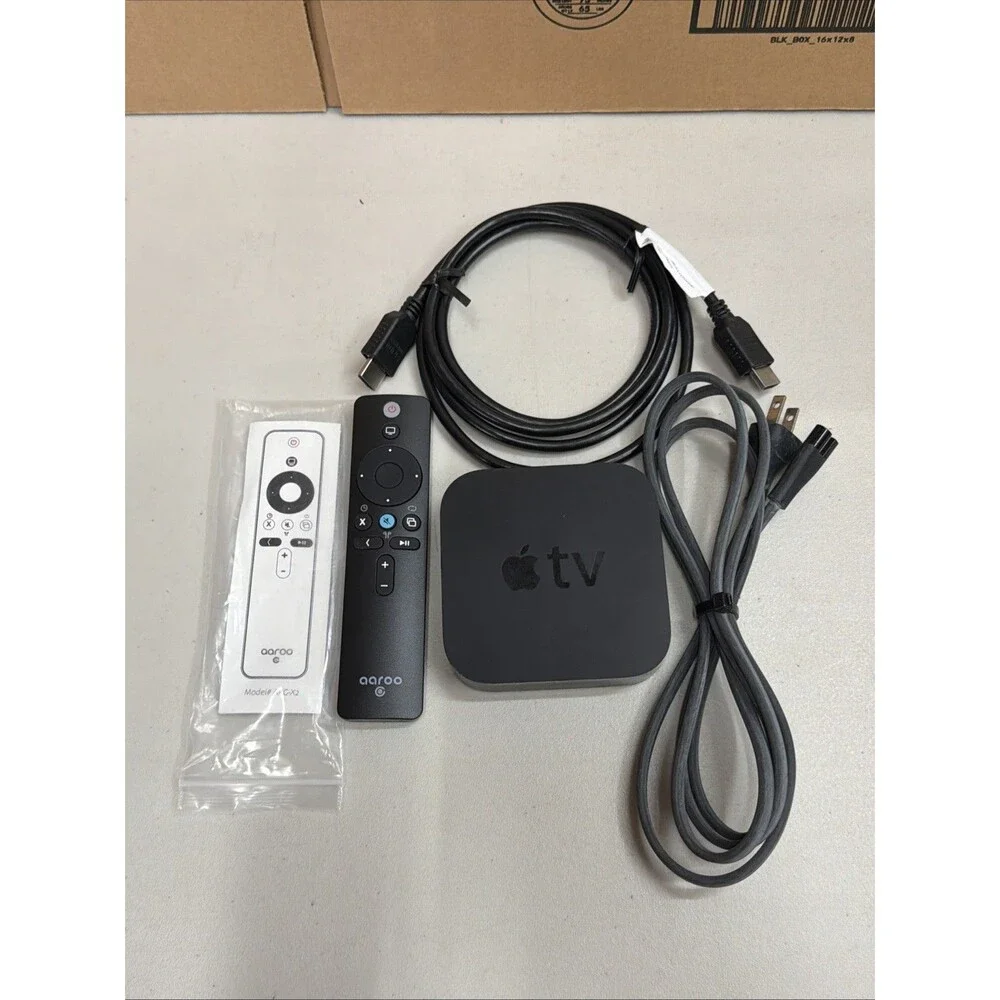 Apple TV Media Streamer A1469 (3rd Generation) w/ Remote, HDMI & Power Cable